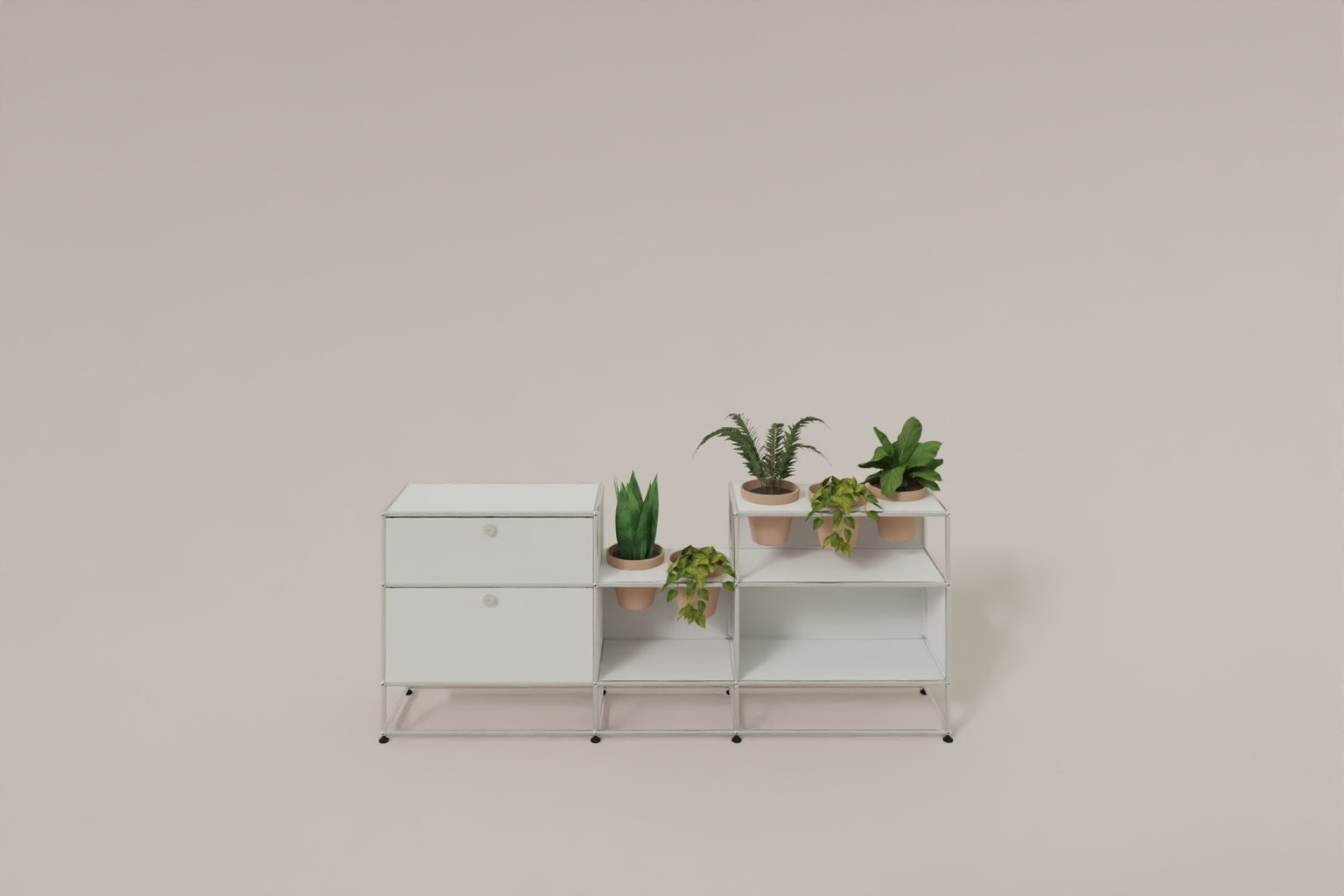 USM Haller Sideboard mit Pflanzeneinlage Produktbild