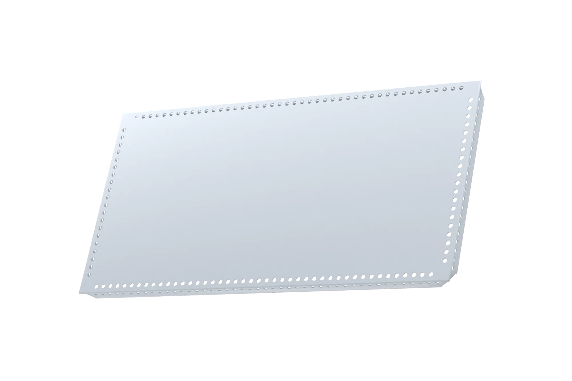 USM Haller Tablar Gelocht Mattsilber 500x250 Produktbild