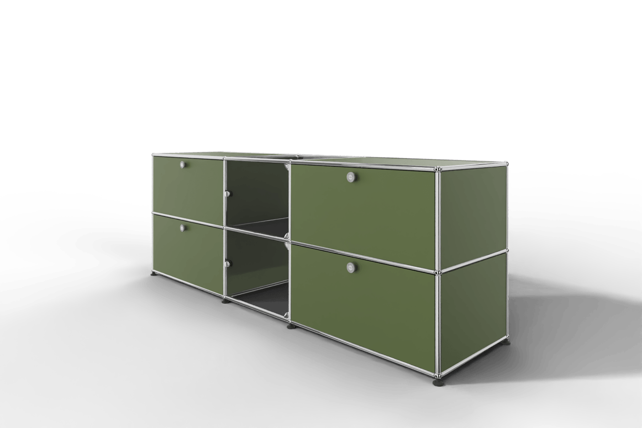 USM Haller Sideboard mit Vitrinen-Element Produktbild