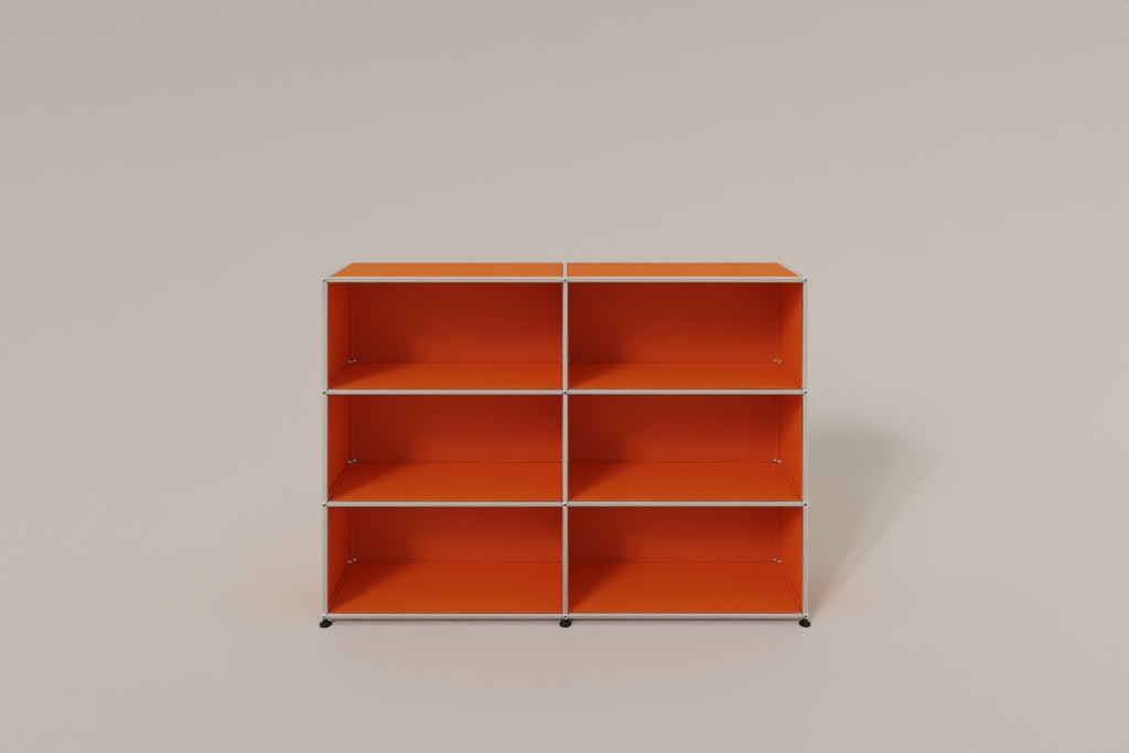 USM Haller Highboard mit 6 offenen Fächern in 14 Farben Produktbild