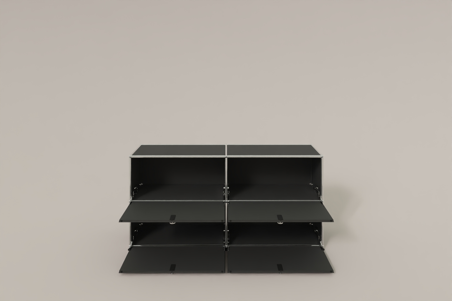 Farbe wählbar - USM Haller Sideboard, mit 4 Klapptüren Produktbild