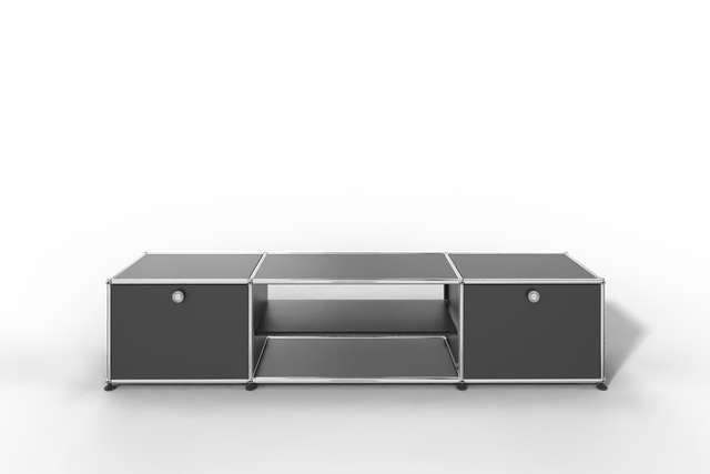 USM Haller TV-Lowboard mit Mittelteil und Zwischentablar