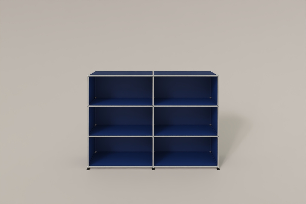 USM Haller Highboard mit 6 offenen Fächern in 14 Farben Produktbild