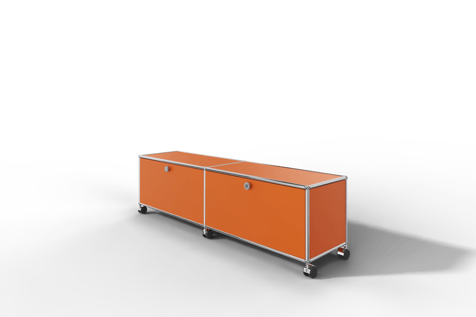 USM Haller Lowboard auf Rollen und mit 2 Klapptüren Produktbild