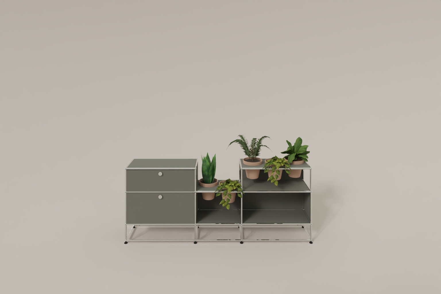USM Haller Sideboard mit Pflanzeneinlage Produktbild