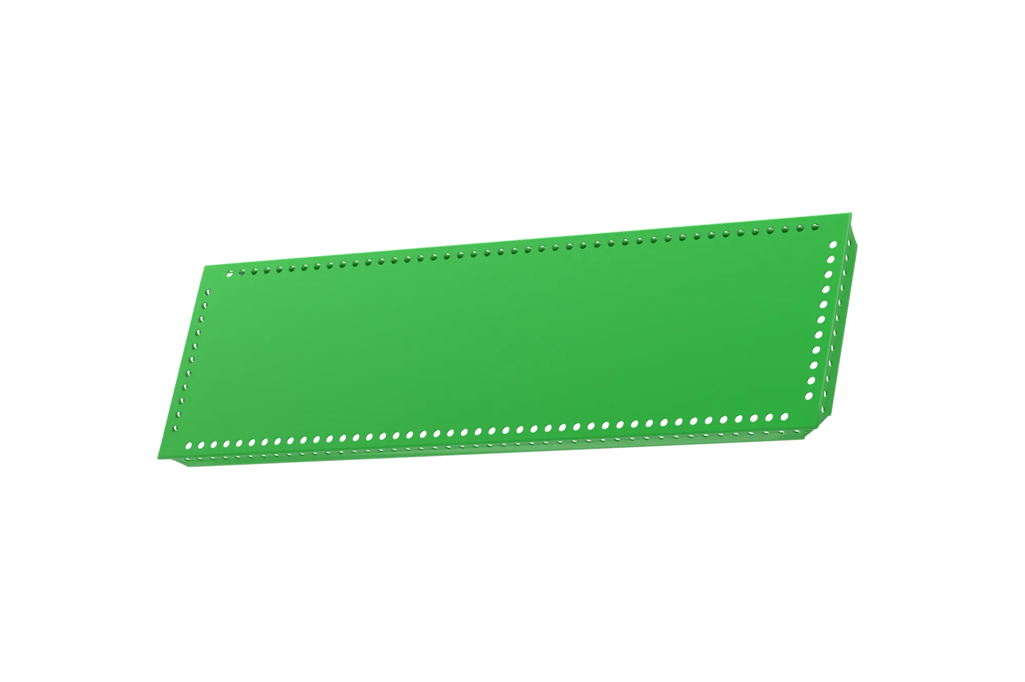 USM Haller Tablar Gelocht Grün 500x150 Produktbild