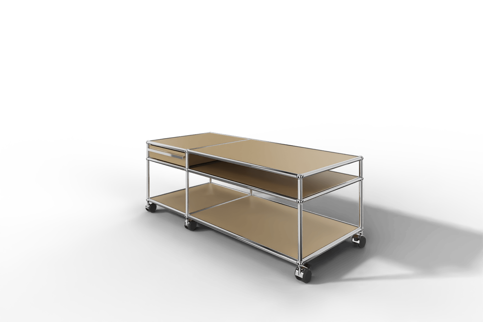 Couchtisch mit Schublade und offenem Fach Produktbild