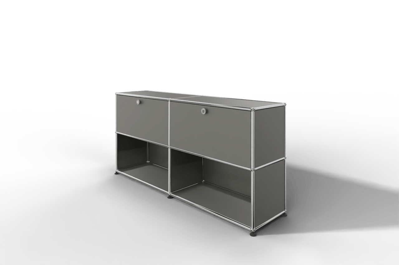 USM Haller Sideboard 4 Elemente mit 2 Klapptüren oben Produktbild