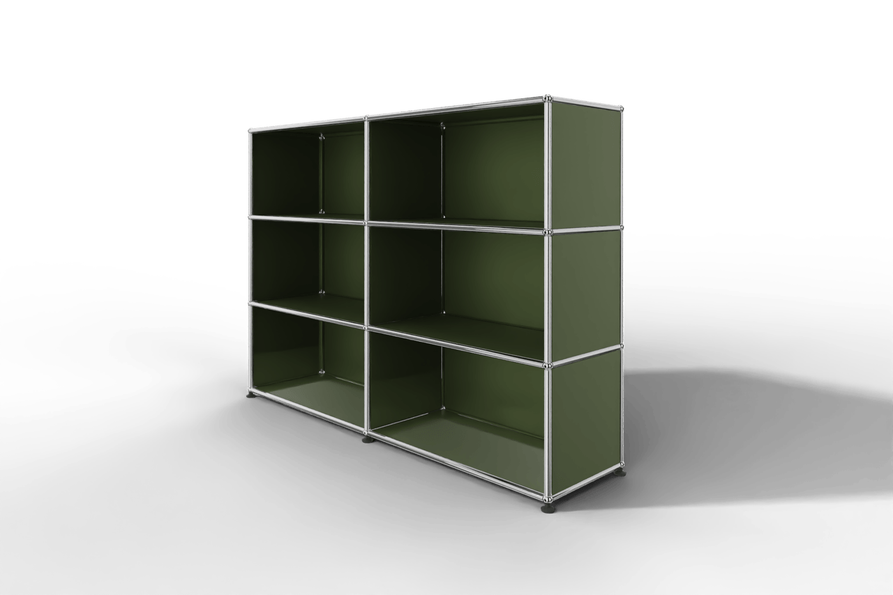 USM Haller Highboard mit 6 offenen Fächern in 14 Farben Produktbild