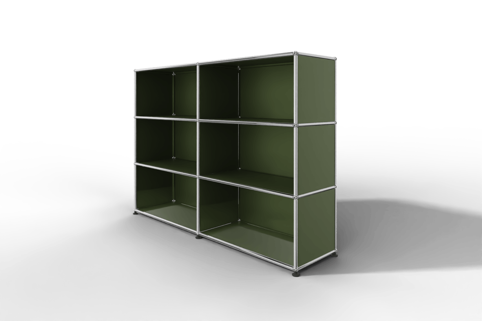 USM Haller Highboard mit 6 offenen Fächern in 14 Farben Produktbild