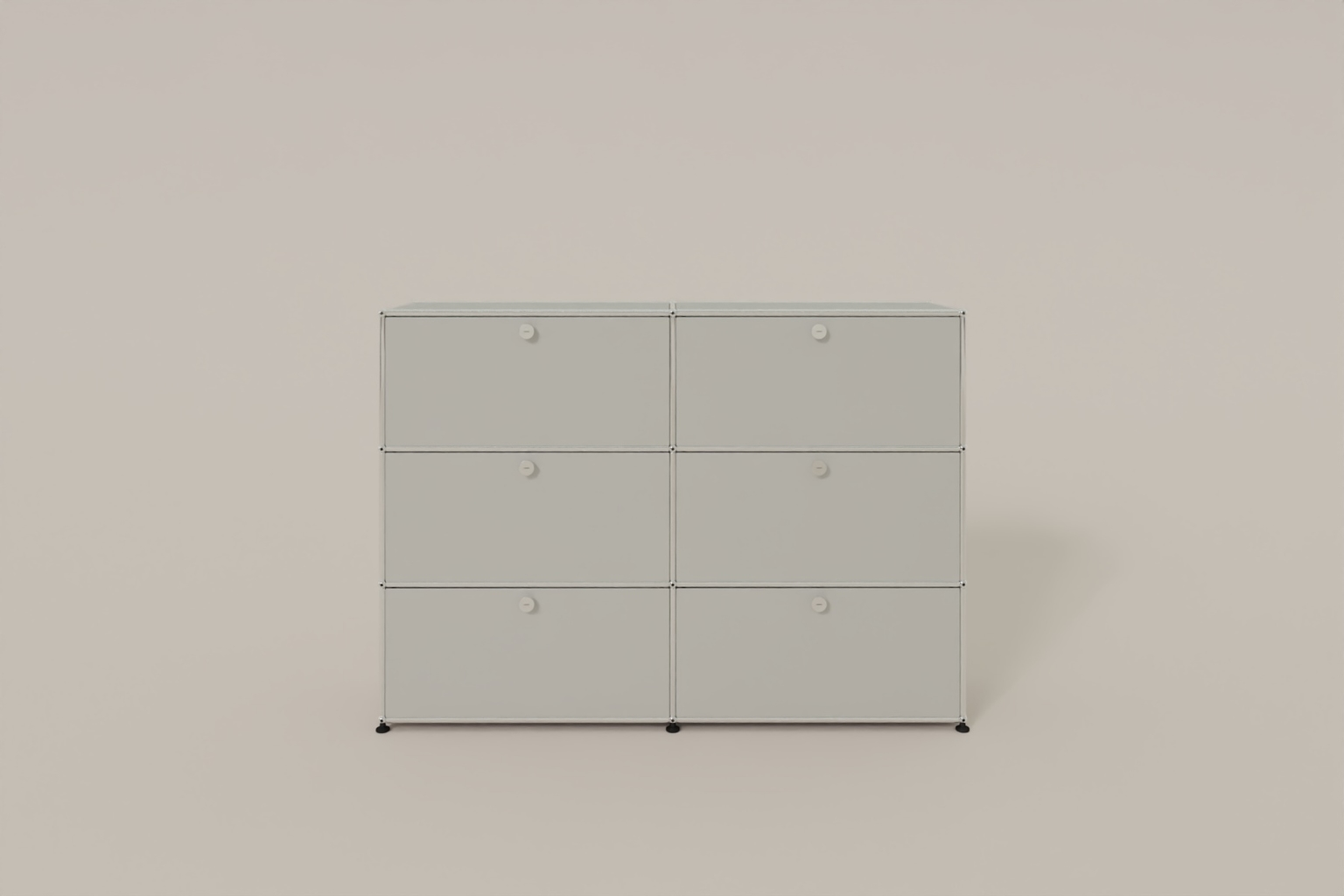USM Haller Highboard, mit 6 Klapptüren, von Paul Schärer & Fritz Haller Produktbild