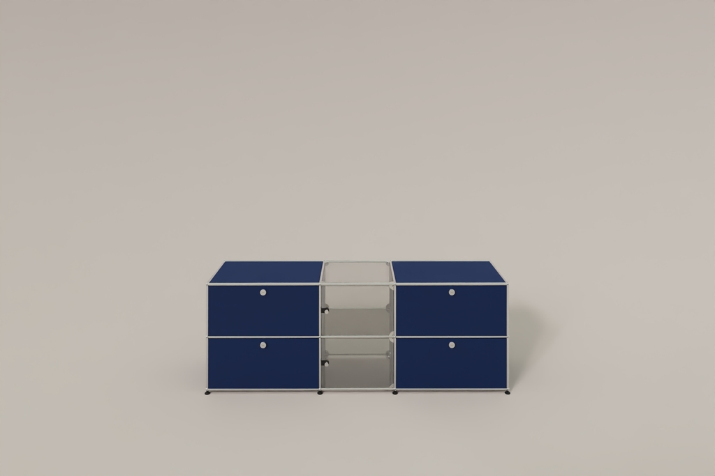 USM Haller Sideboard mit Vitrinen-Element Produktbild