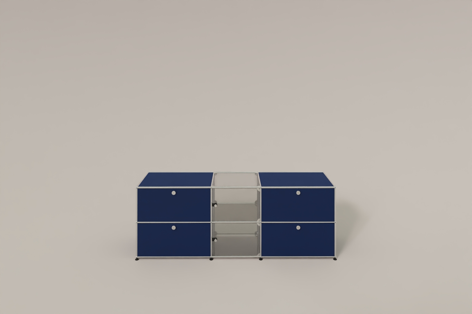USM Haller Sideboard mit Vitrinen-Element Produktbild