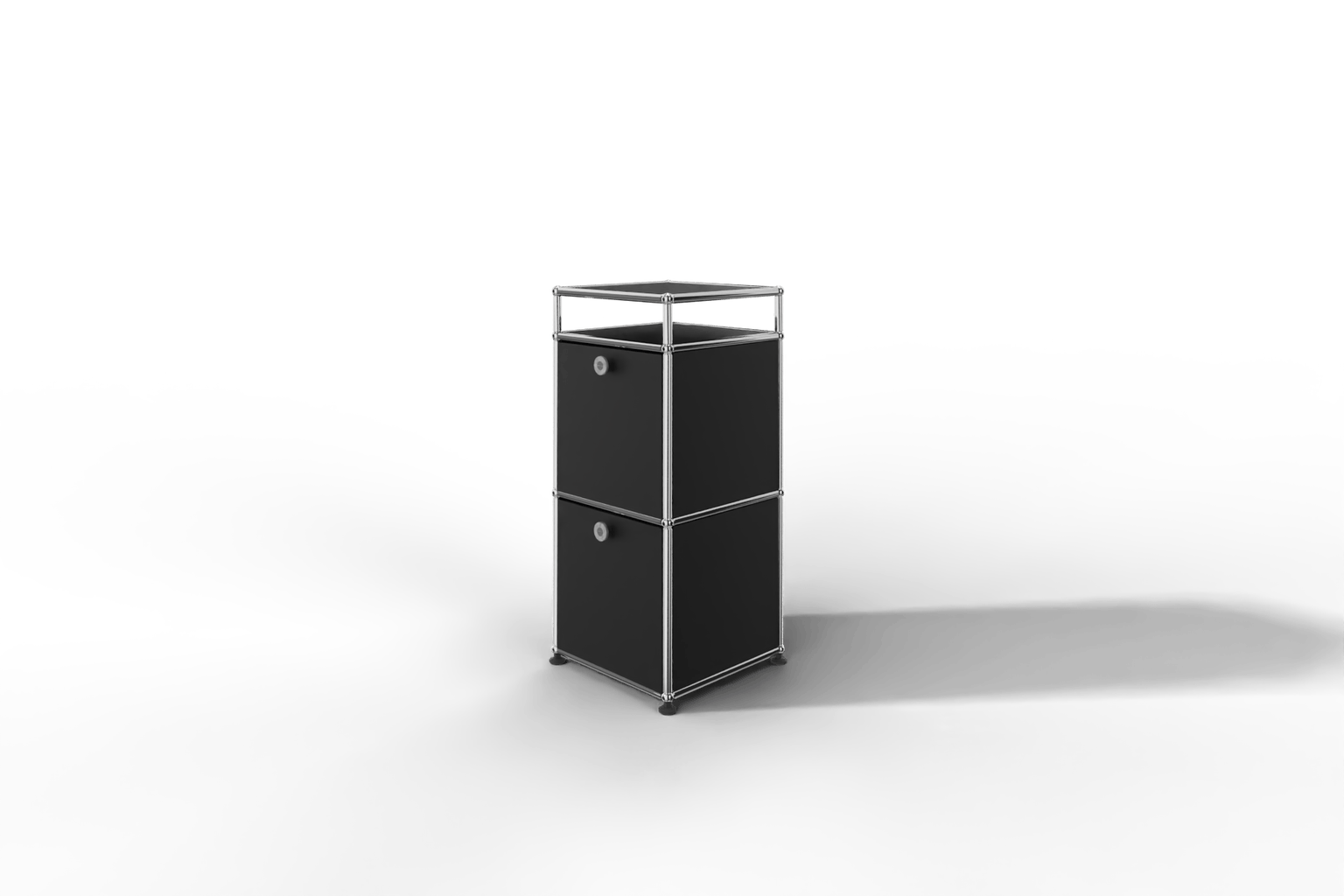 Schmales Highboard mit 2 Klapptüren Produktbild