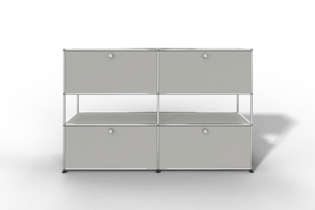 USM Haller Highboard mit 4 Klapptüren und offener Ebene