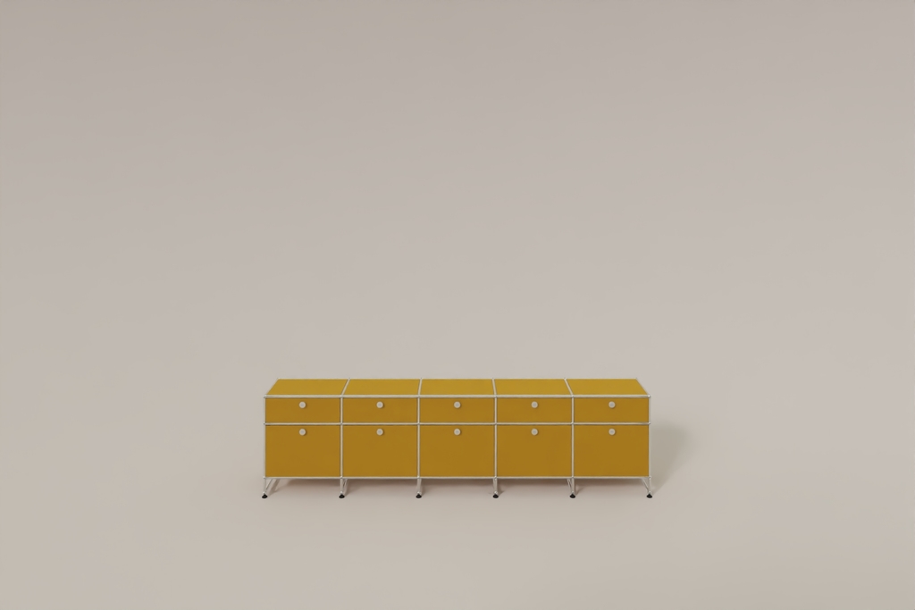 USM Haller Sideboard, 10 Klapptüren, Beige Produktbild