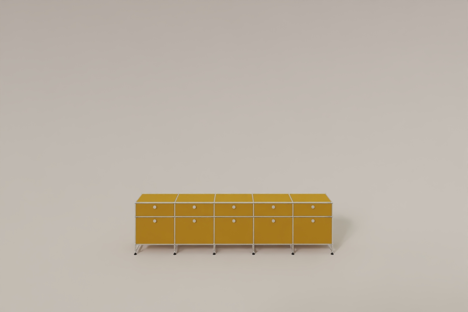 USM Haller Sideboard, 10 Klapptüren, Beige Produktbild