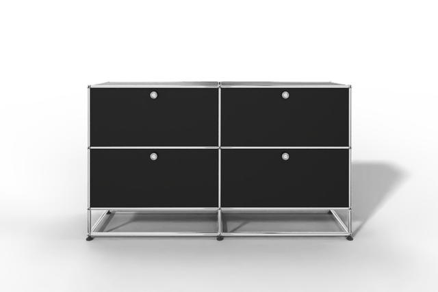 USM Haller Sideboard, mit 4 Klapptüren und Sockel von Paul Schärer & Fritz Haller