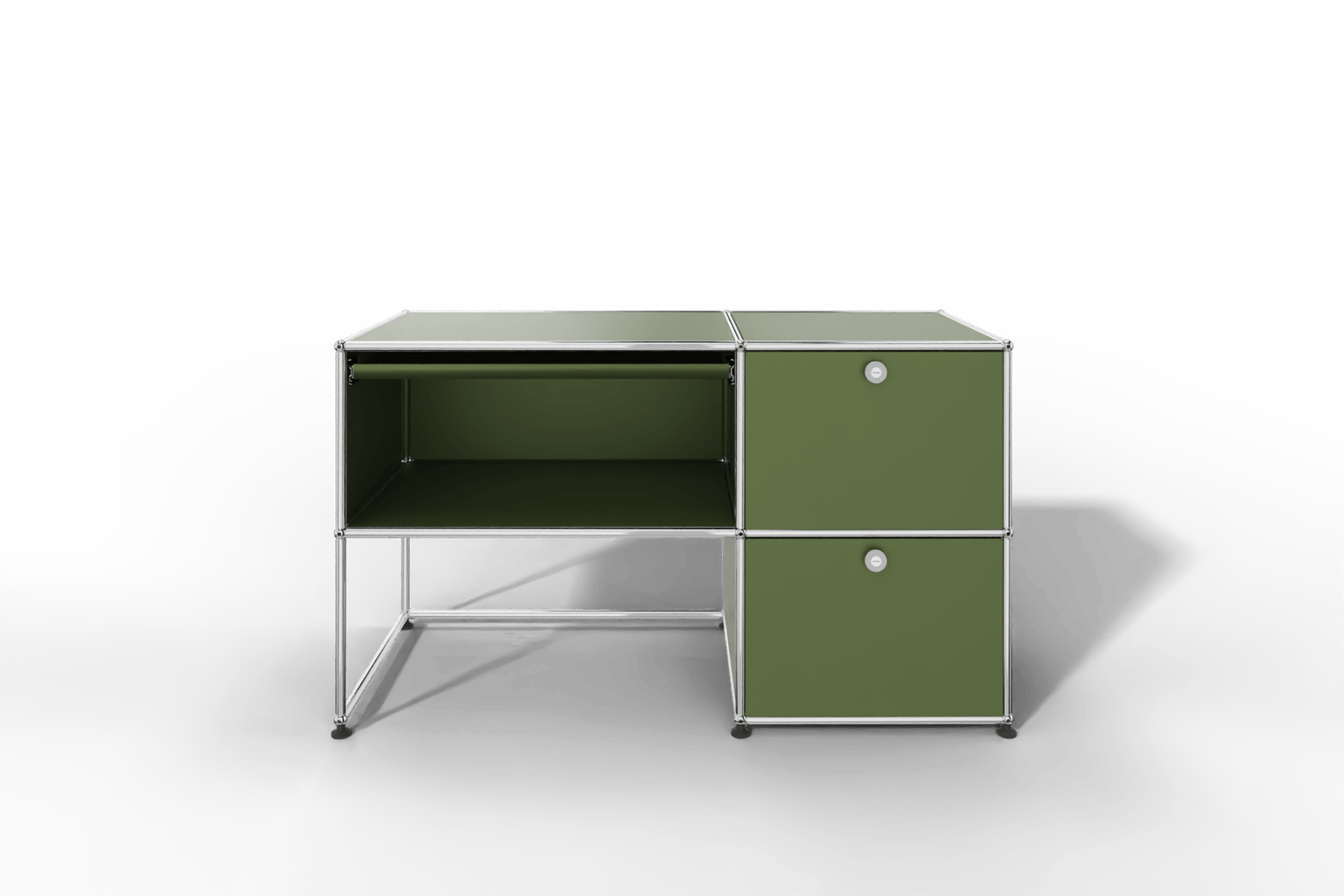 USM Haller Arbeitsplatz mit zwei Klapptüren Produktbild