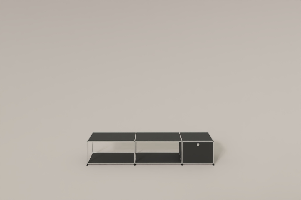 USM Haller Lowboard, mit 1 Klapptüre, von Paul Schärer & Fritz Haller Produktbild