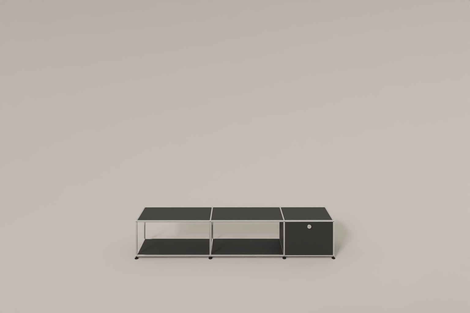 USM Haller Lowboard, mit 1 Klapptüre, von Paul Schärer & Fritz Haller Produktbild