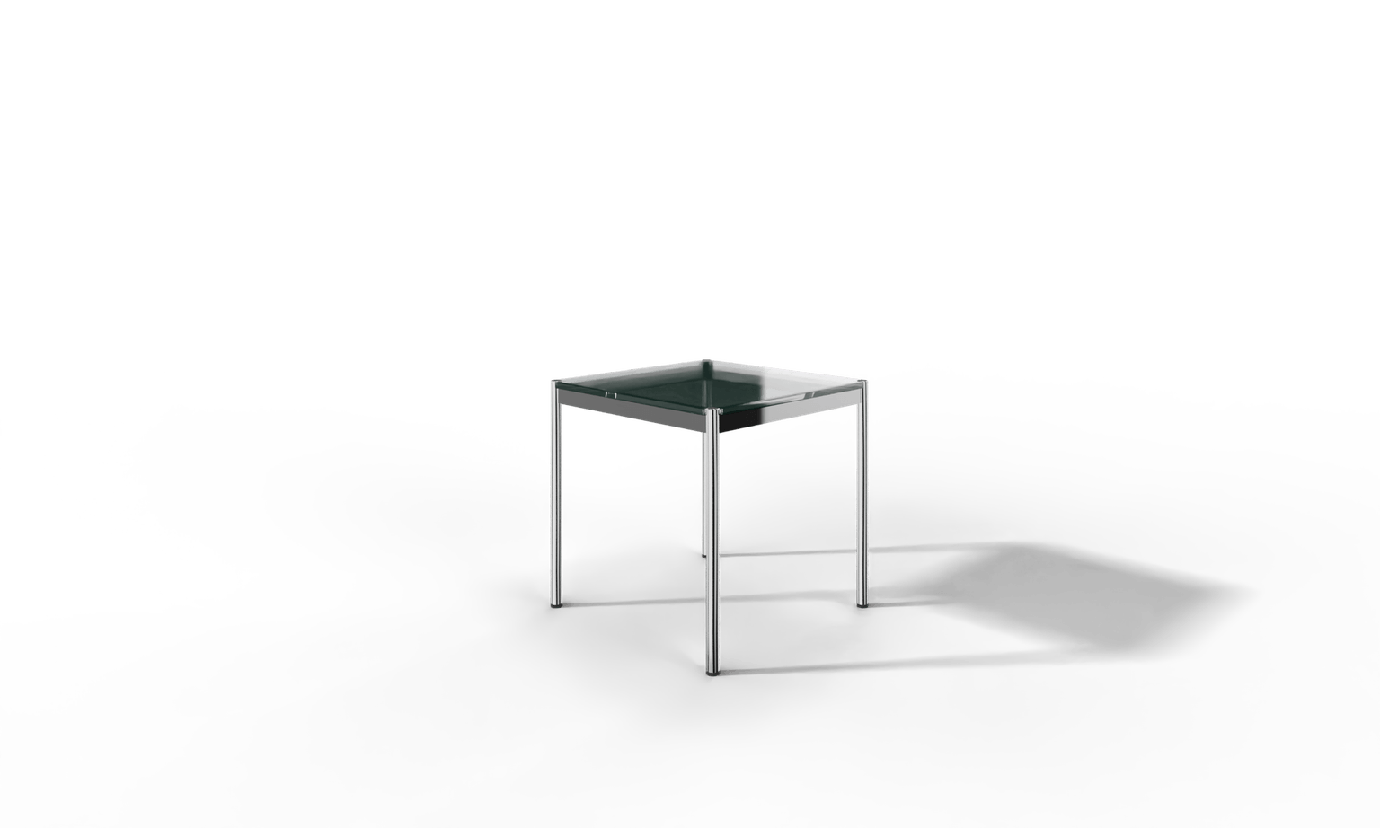 USM Haller Glastisch, Tiefe 750 mm, Länge wählbar Produktbild