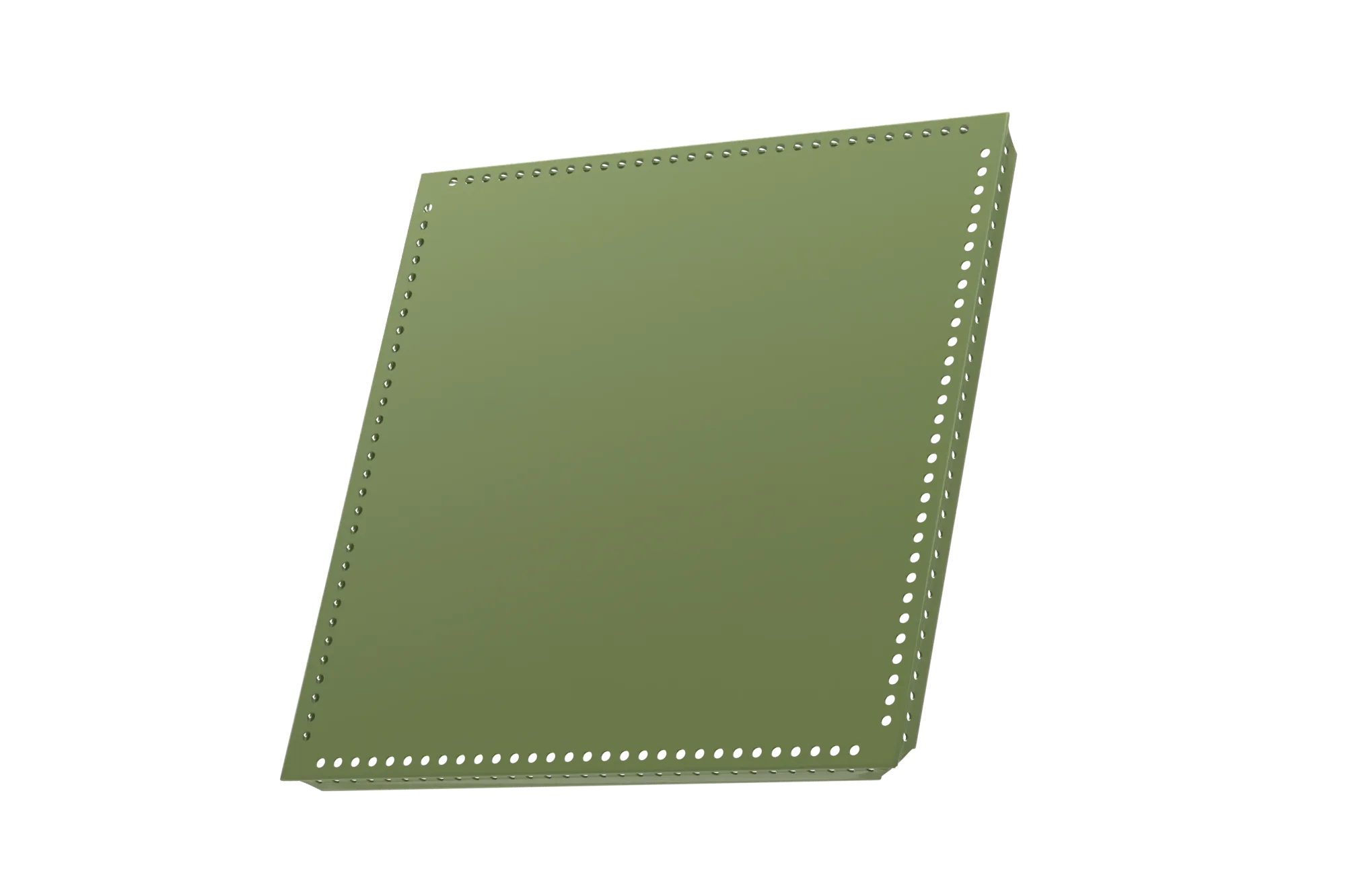 USM Haller Tablar Gelocht Olivgrün 350x350 Produktbild