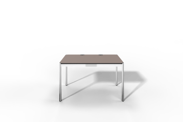 USM Haller Tisch Plus,Tiefe 750 mm, Oberfläche Linoleum