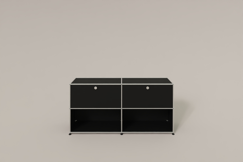 USM Haller Sideboard 4 Elemente mit 2 Klapptüren oben Produktbild