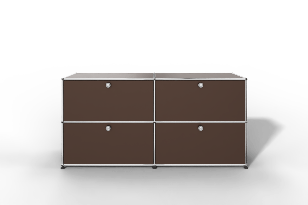 Farbe wählbar - USM Haller Sideboard, mit 4 Klapptüren Produktbild