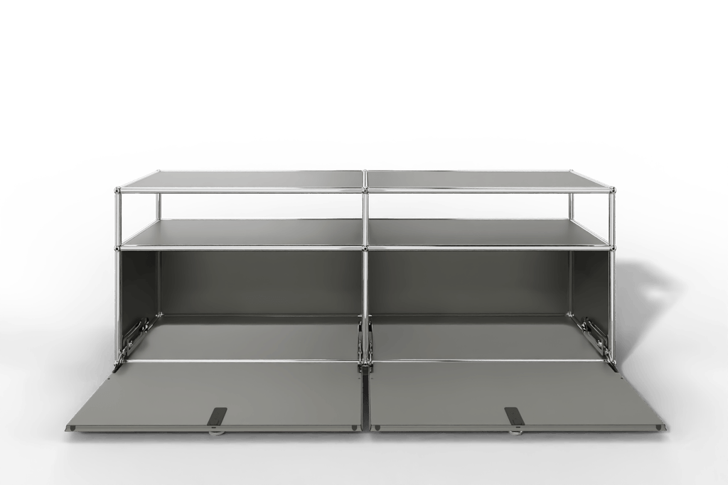 USM Haller Lowboard, mit 2 Klapptüren, von Paul Schärer & Fritz Haller Produktbild