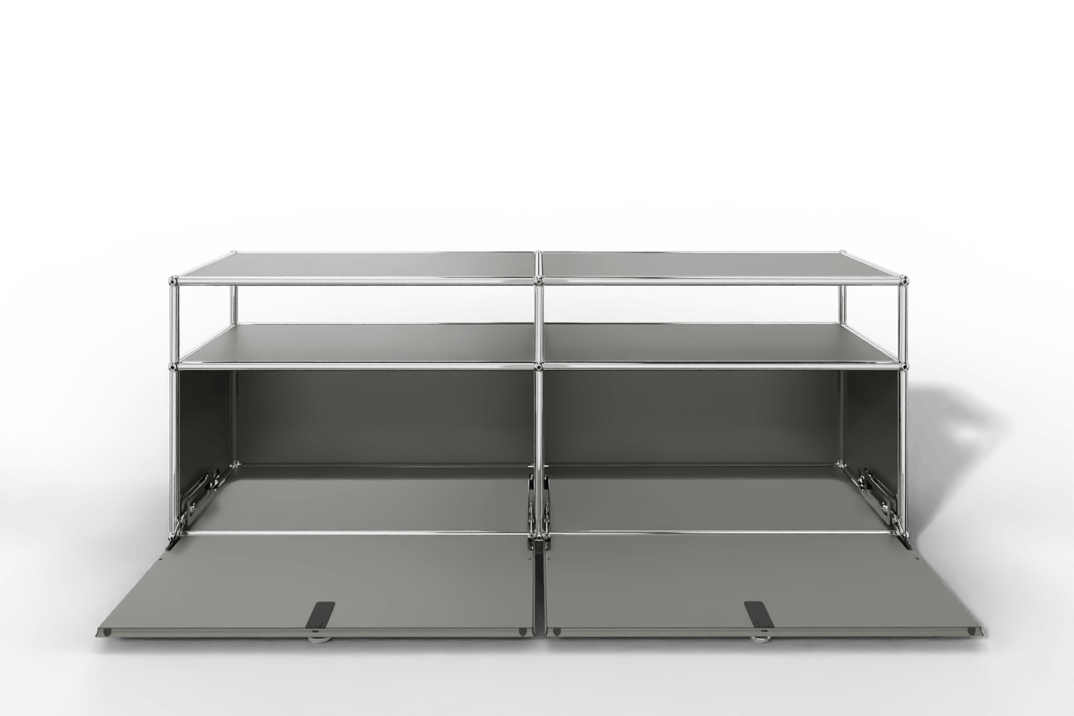 USM Haller Lowboard, mit 2 Klapptüren, von Paul Schärer & Fritz Haller Produktbild