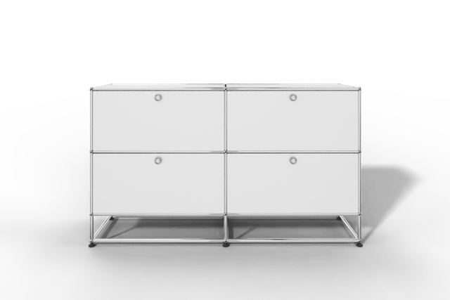 USM Haller Sideboard, mit 4 Klapptüren und Sockel von Paul Schärer & Fritz Haller