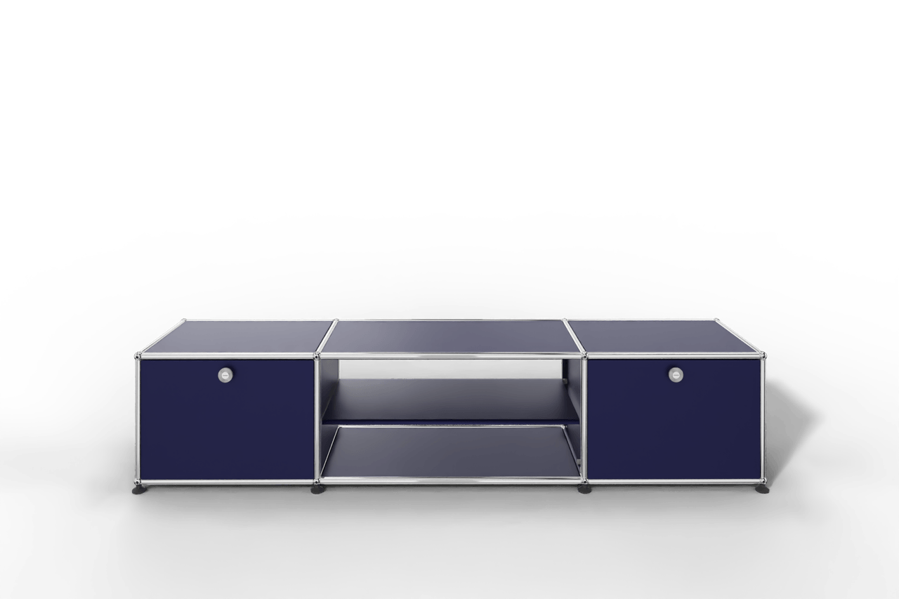 USM Haller TV-Lowboard mit Mittelteil und Zwischentablar Produktbild