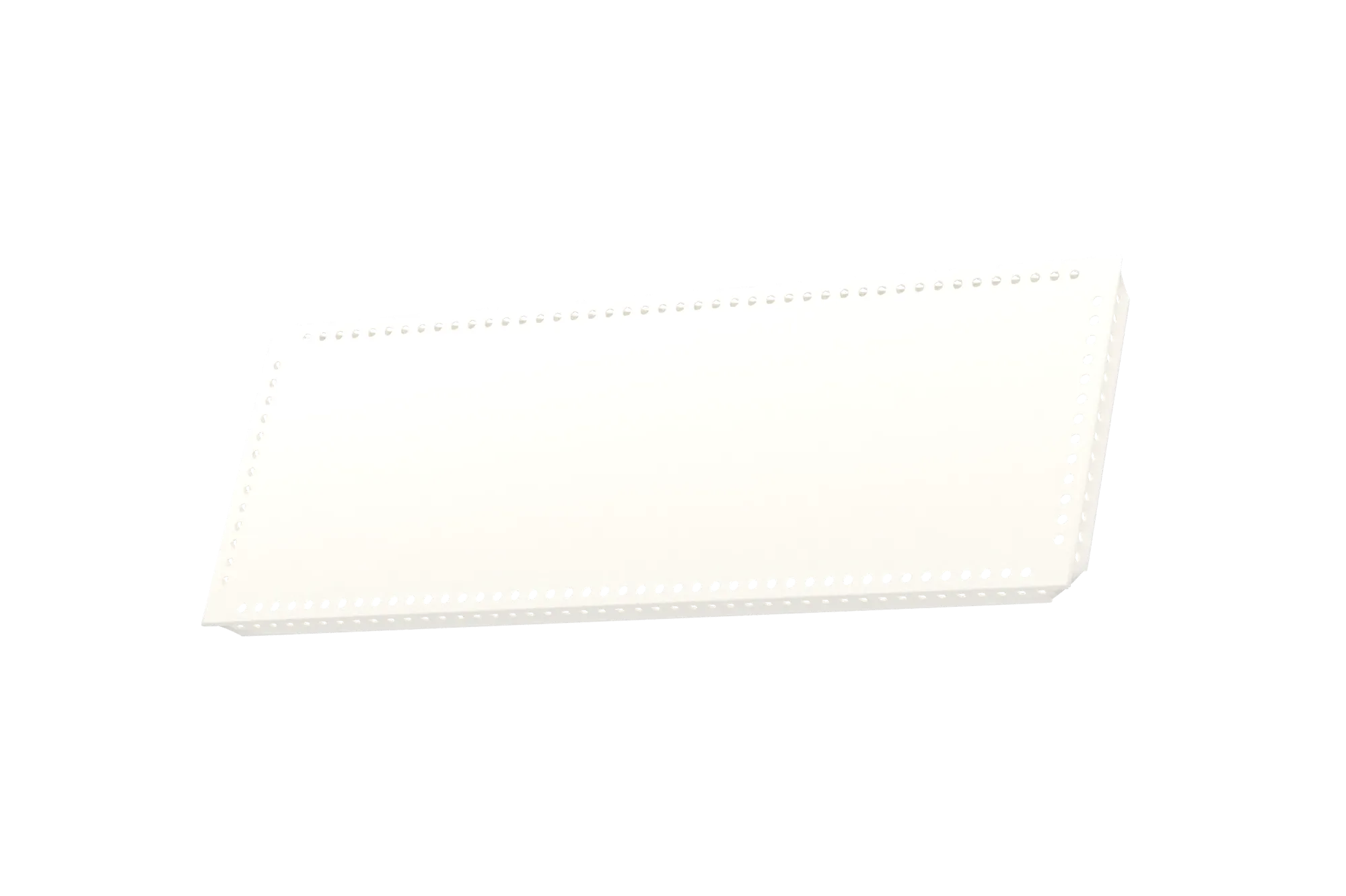 USM Haller Tablar Gelocht Reinweiß 500x175 Produktbild