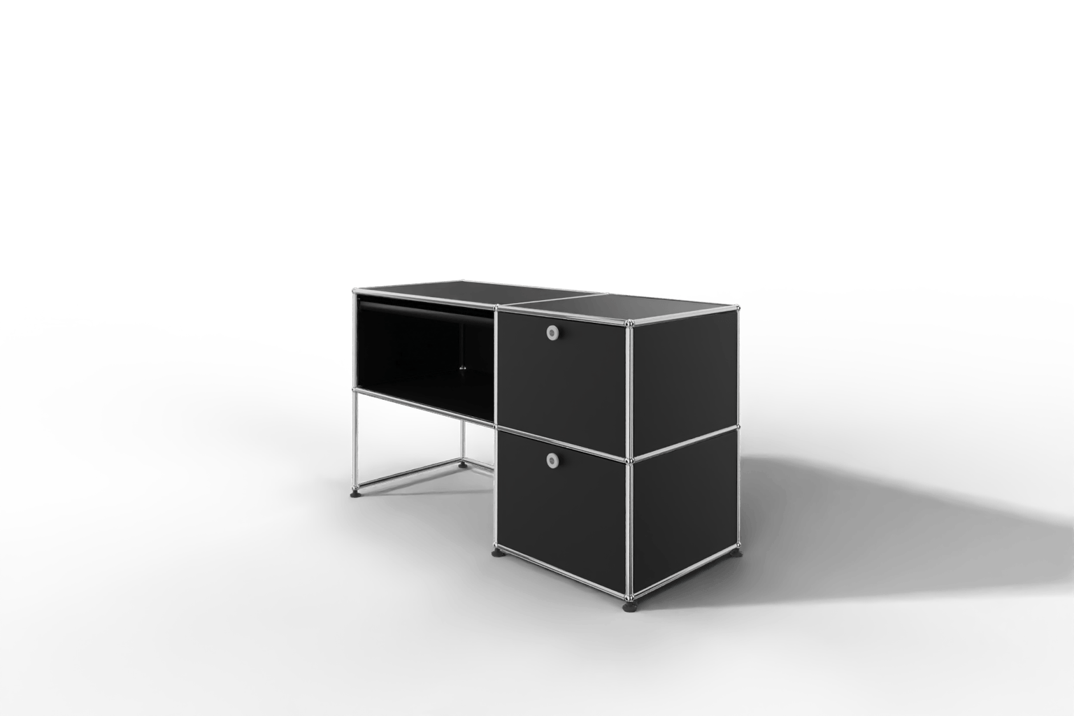 USM Haller Arbeitsplatz mit zwei Klapptüren Produktbild