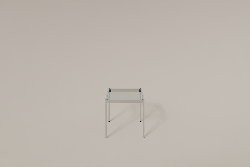 USM Haller Glastisch, Tiefe 750 mm, Länge wählbar Produktbild