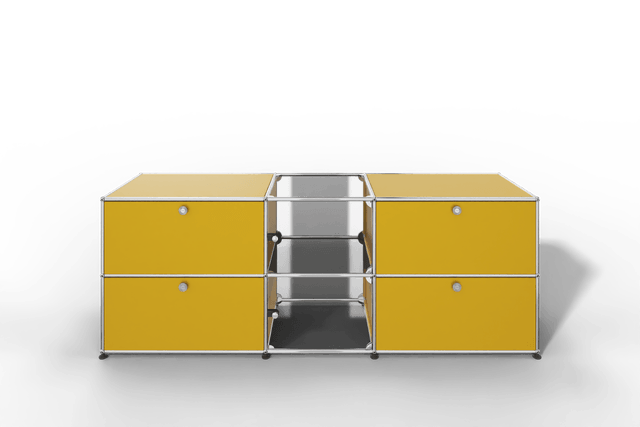 USM Haller Sideboard mit Vitrinen-Element