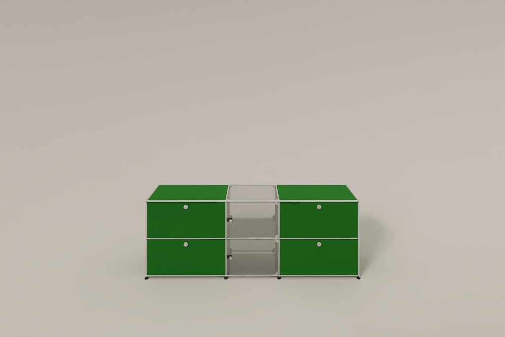USM Haller Sideboard mit Vitrinen-Element Produktbild