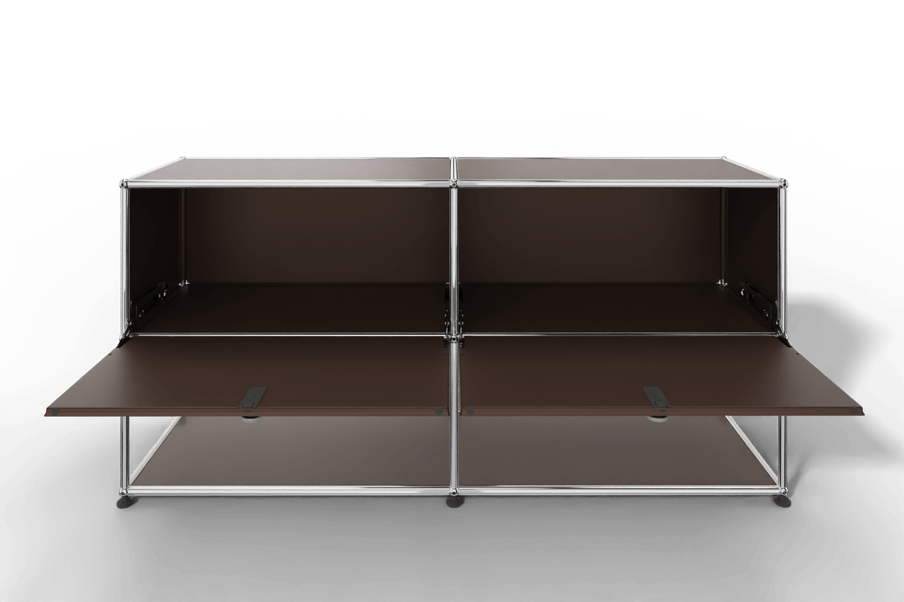 USM Haller Sideboard, 2 Klapptüren, untere Ebene offen Produktbild