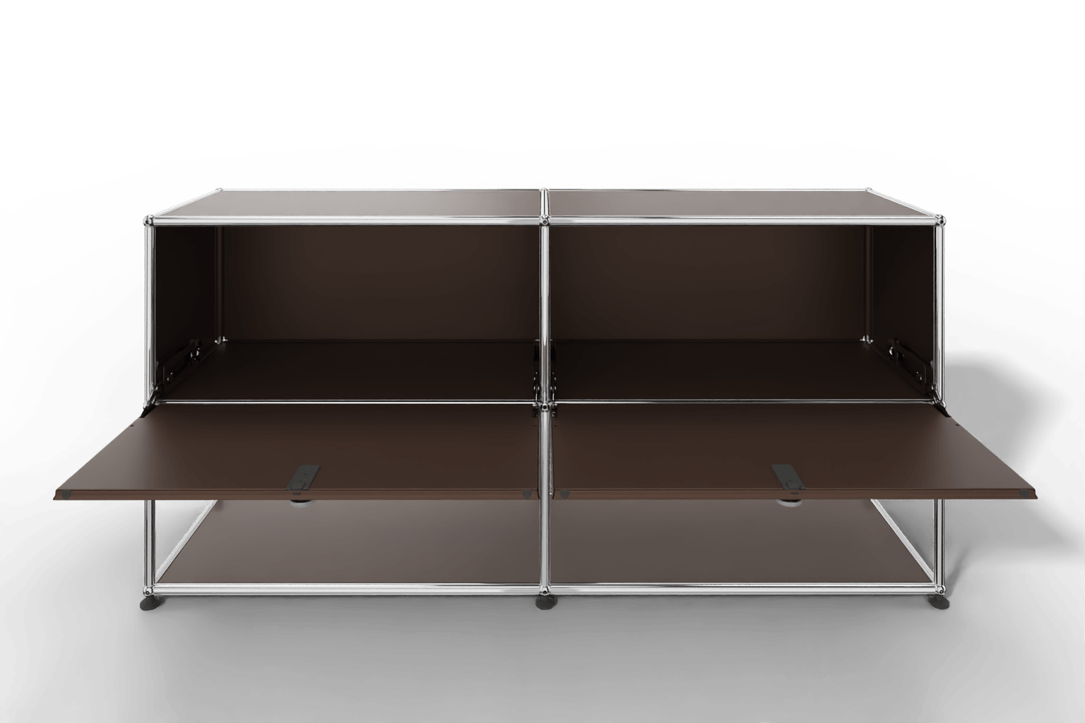 USM Haller Sideboard, 2 Klapptüren, untere Ebene offen Produktbild