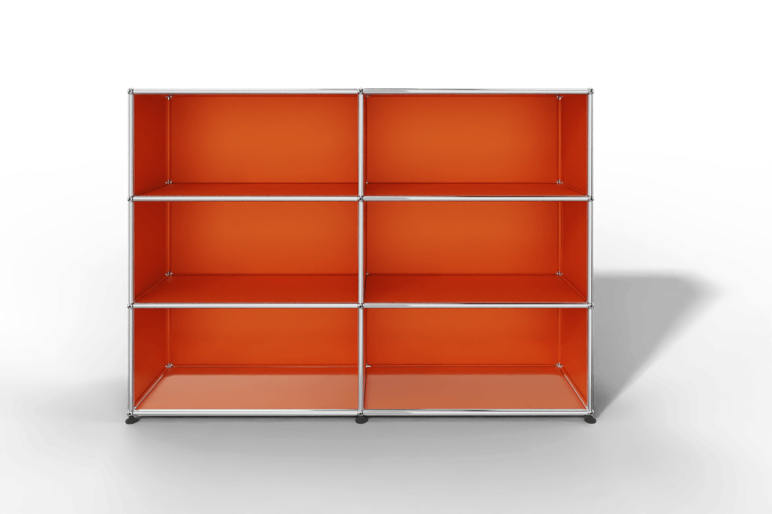 USM Haller Highboard mit 6 offenen Fächern in 14 Farben Produktbild