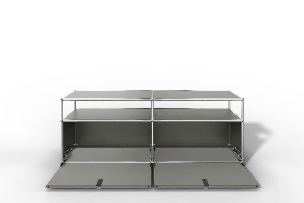 USM Haller Lowboard, mit 2 Klapptüren, von Paul Schärer & Fritz Haller Produktbild