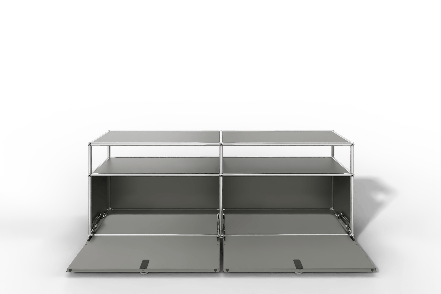 USM Haller Lowboard, mit 2 Klapptüren, von Paul Schärer & Fritz Haller Produktbild