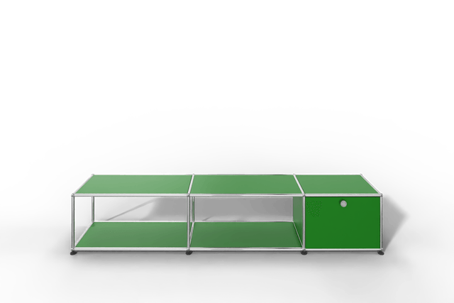 USM Haller Lowboard, mit 1 Klapptüre, von Paul Schärer & Fritz Haller