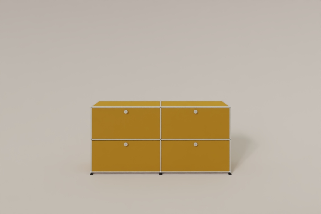 Farbe wählbar - USM Haller Sideboard, mit 4 Klapptüren Produktbild