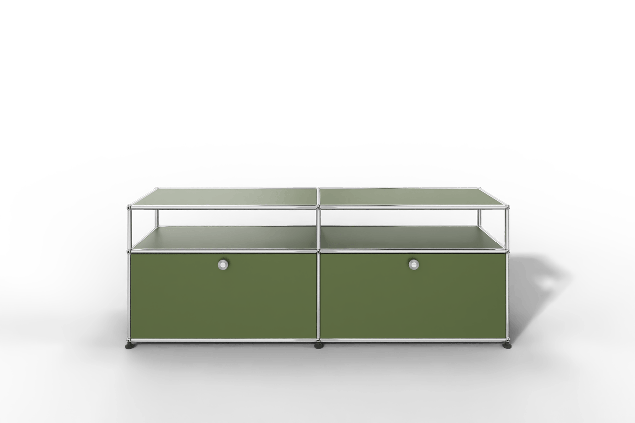 USM Haller Lowboard, mit 2 Klapptüren, von Paul Schärer & Fritz Haller Produktbild