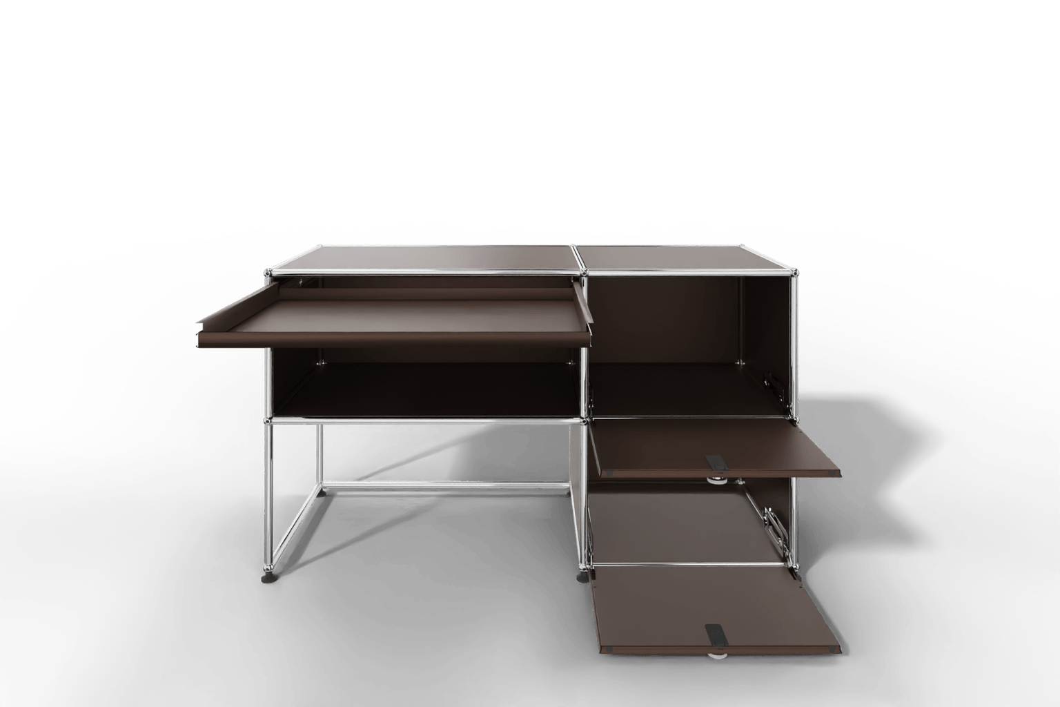 USM Haller Arbeitsplatz mit zwei Klapptüren Produktbild