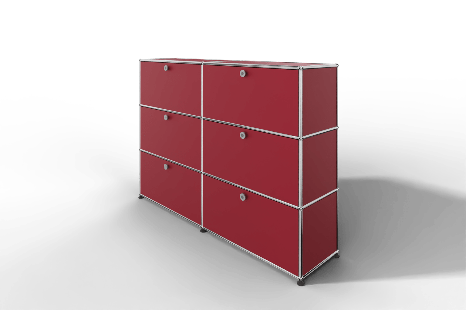 USM Haller Highboard, mit 6 Klapptüren, von Paul Schärer & Fritz Haller Produktbild