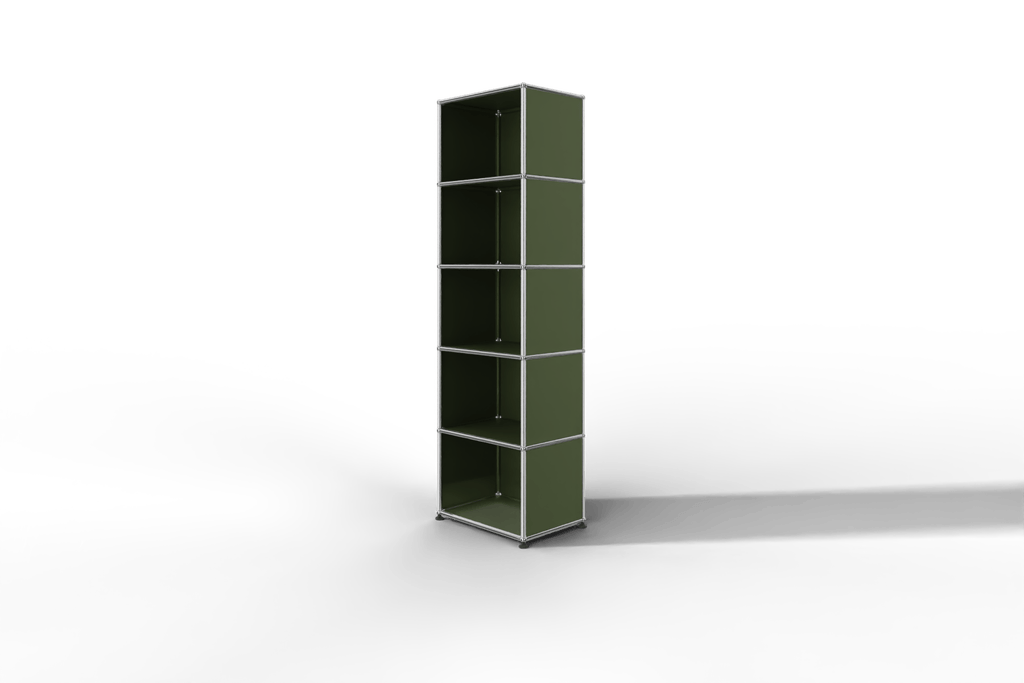 USM Haller Regal schmal mit 5 offenen Fächern Produktbild